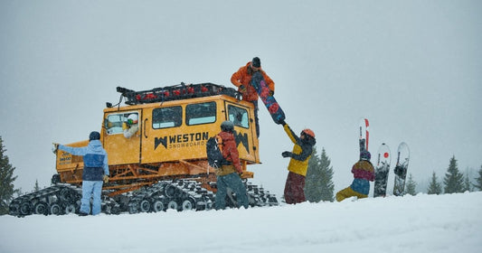 Friends On A Pow Day | Weston's Inclusive Approach Is Changing Snowboarding For the Better (Whitelines Mag)