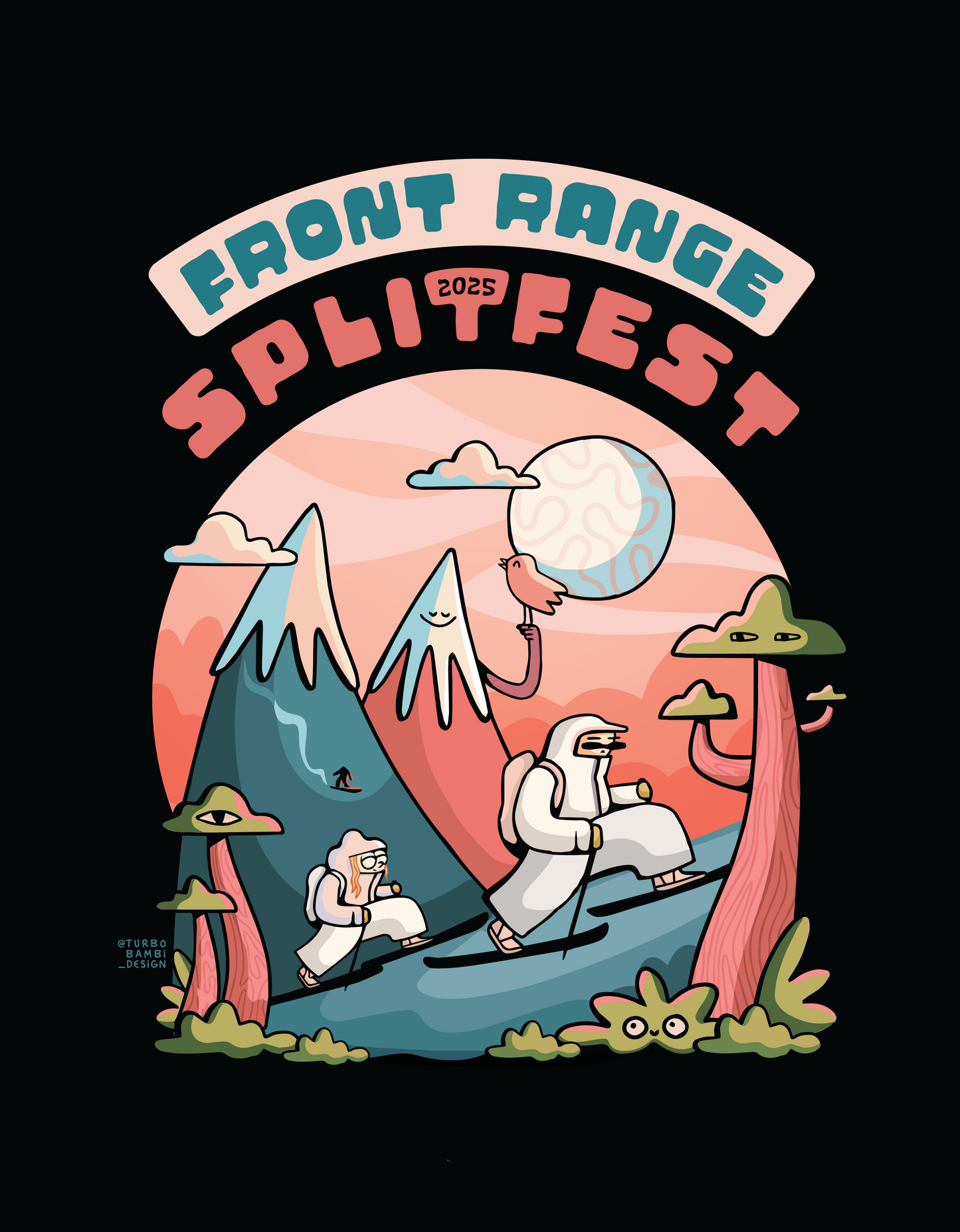 Front Range Splitfest 2025 Tee x Turbo Bambi