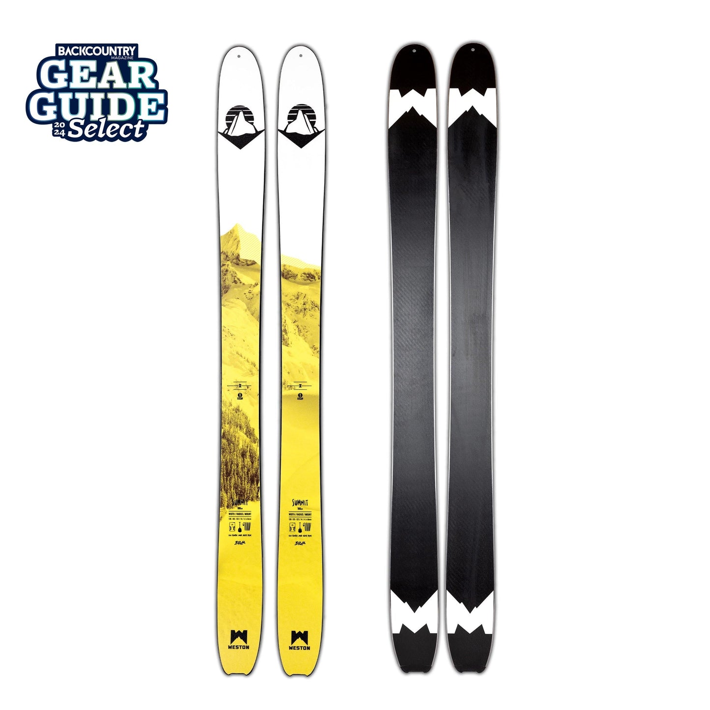 #320 - Summit Skis - Previously Mounted Once 186 - Good Condition