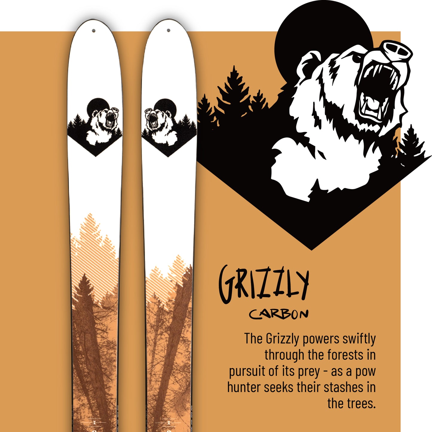 Grizzly Carbon Skis