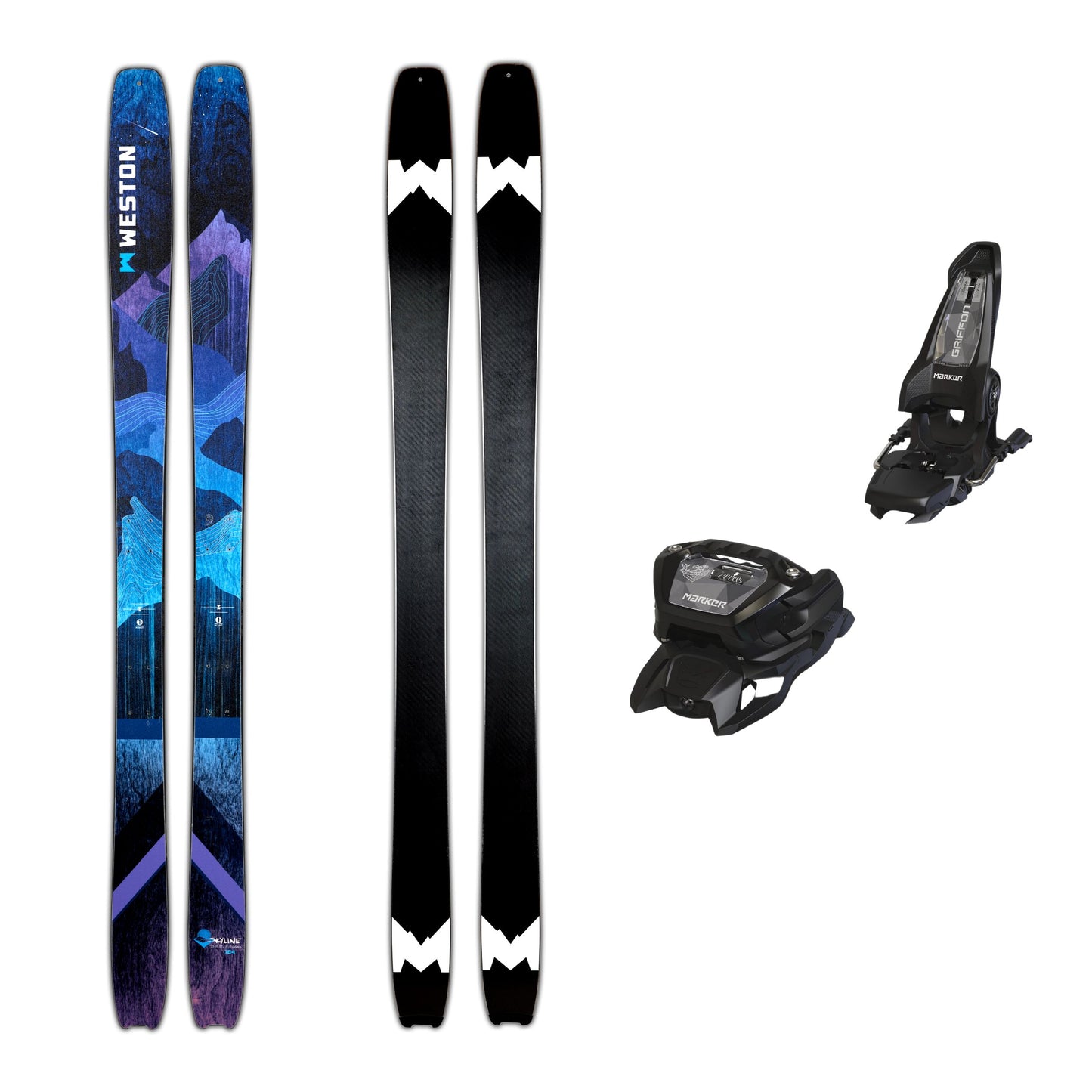 #304 25/26 Skyline Ski 176 w/ Marker Griffon Bindings Demo