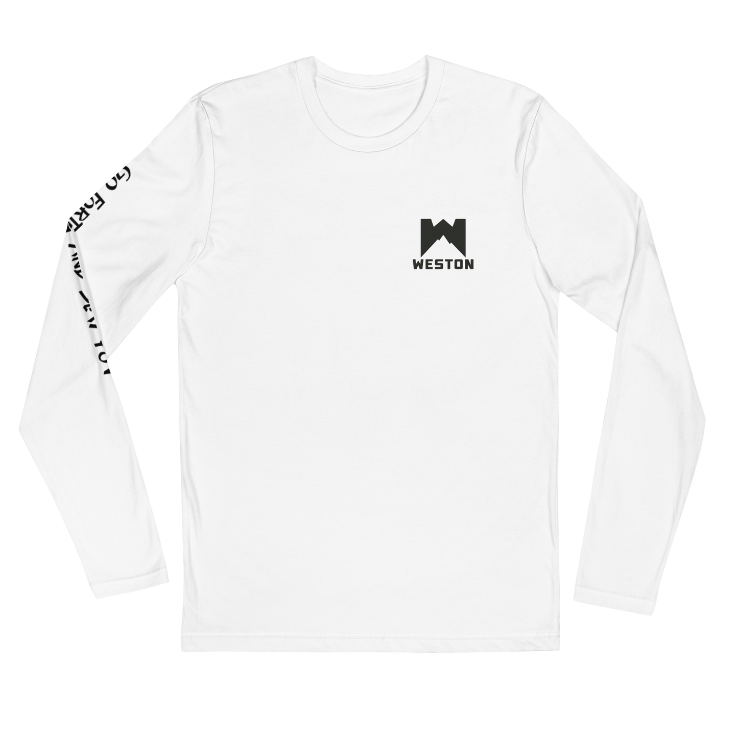 Weston W Long Sleeve Fitted Crew