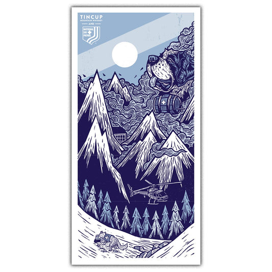 John Fellows x Barry the Avalanche Dog Art Print