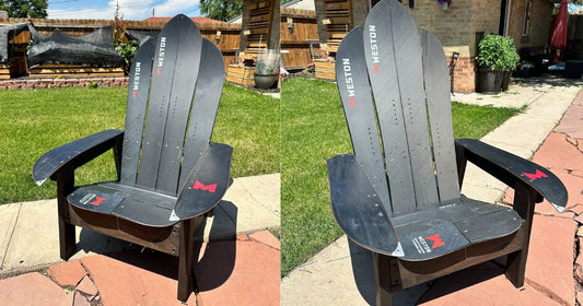 How To Build A Chair Out Of Old Skis or Snowboards