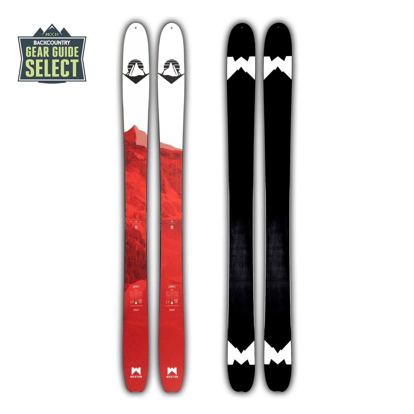Summit Carbon Skis With Touring Bindings (Skins Included) Demo