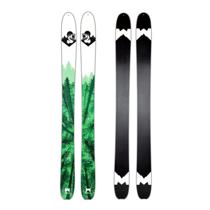 Grizzly Skis With Alpine Bindings (Resort Use) Demo