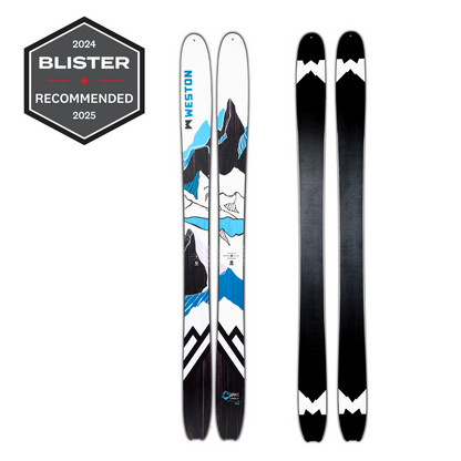 #40 - Summit Carbon Skis 186  with Touring Bindings and Skins - Excellent Condition
