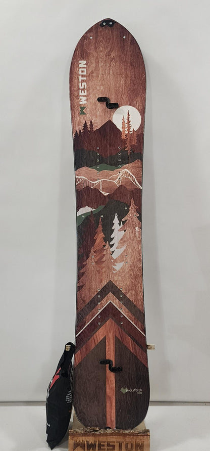 #288 25/26 Backwoods Splitboard 160 w/skin #3 Demo Poor Condition