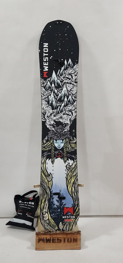 #296 25/26 Gnarnia Splitboard 147 w/skin #1 Demo Great Condition