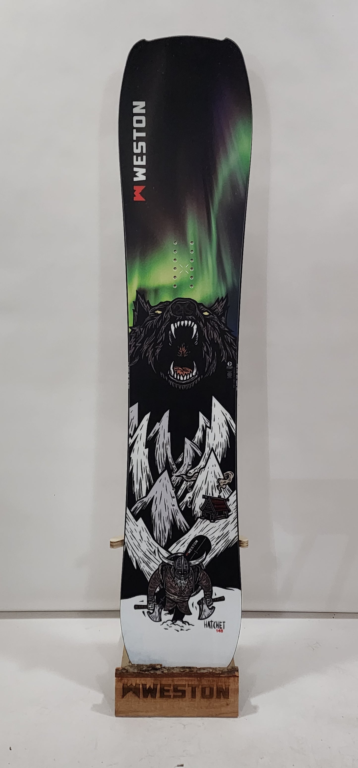 #405 24/25 John Fellows Hatchet Snowboard Demo 148 Great Condition
