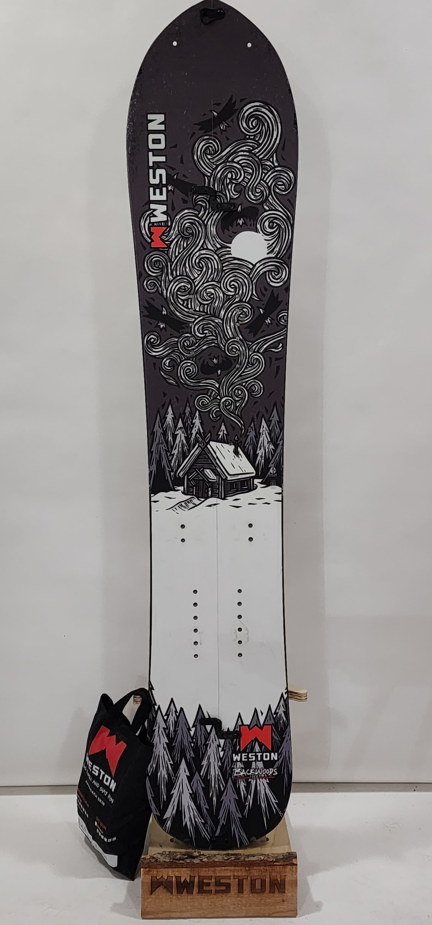 #410 26/27 Backwoods Carbon Splitboard 157 w/skin #3 Demo Good Condition
