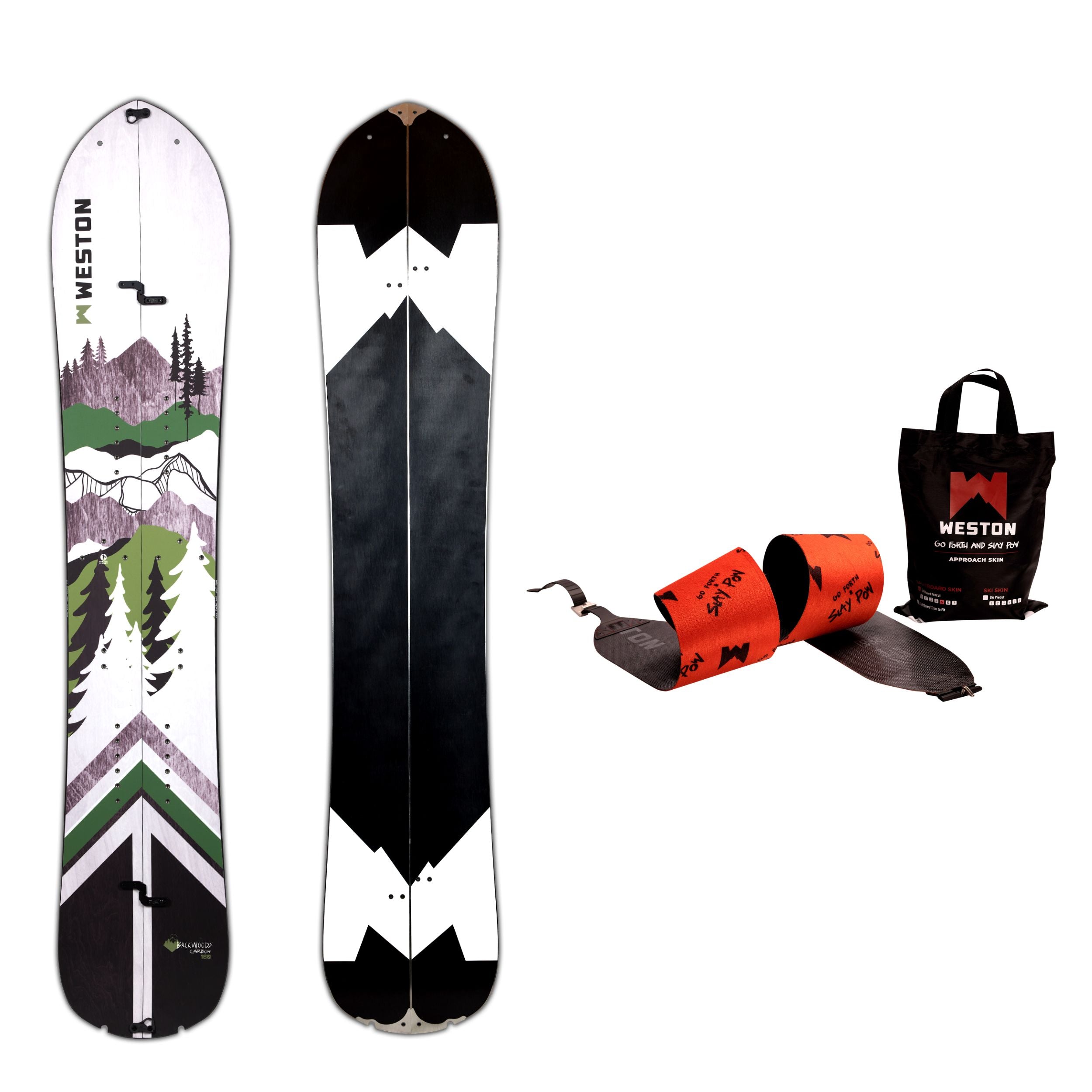 157 WESTON BACKWOODS SPLITBOARD スプリットボード Backwoods Carbon Splitboard Bundle – Weston