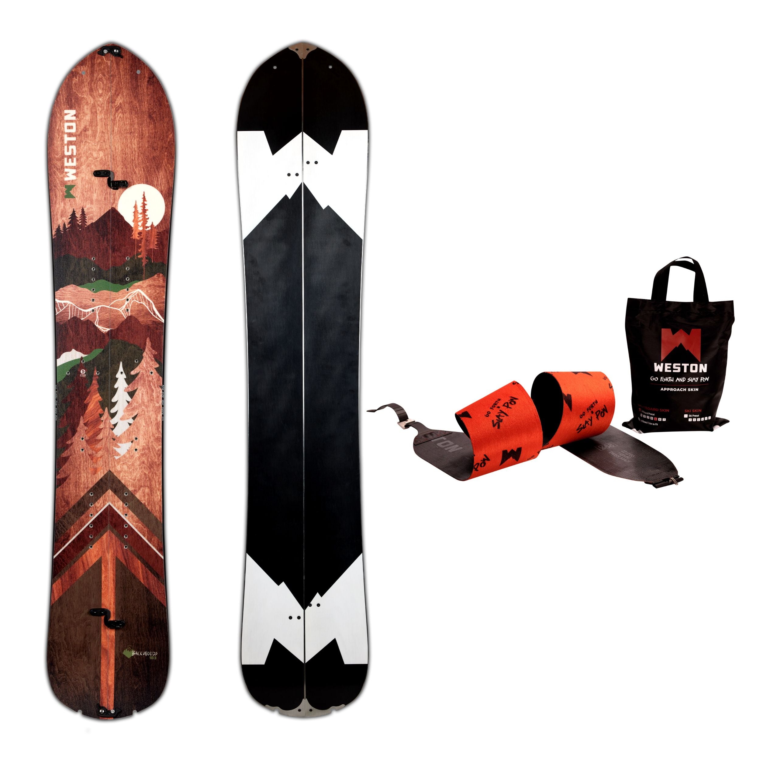 157 WESTON BACKWOODS SPLITBOARD スプリットボード Backwoods Splitboard Bundle – Weston